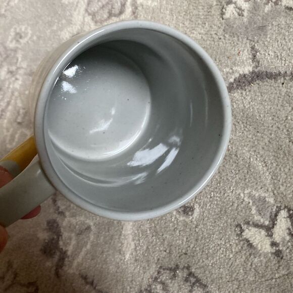 Hearth & Hand Speckled Yellow and Gray Ceramic Mug - Picture 3 of 6